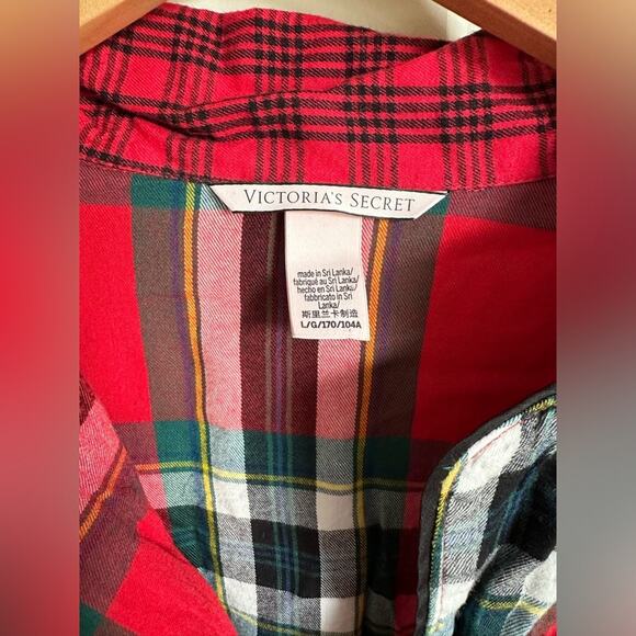 Victoria’s Secret Plaid Rhinestone Romper Size Large - Picture 9 of 11